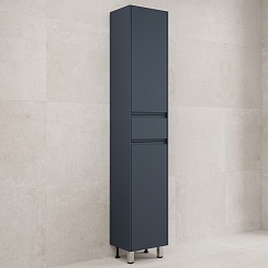 Style Line Шкаф пенал Лима 36 графит – фотография-3